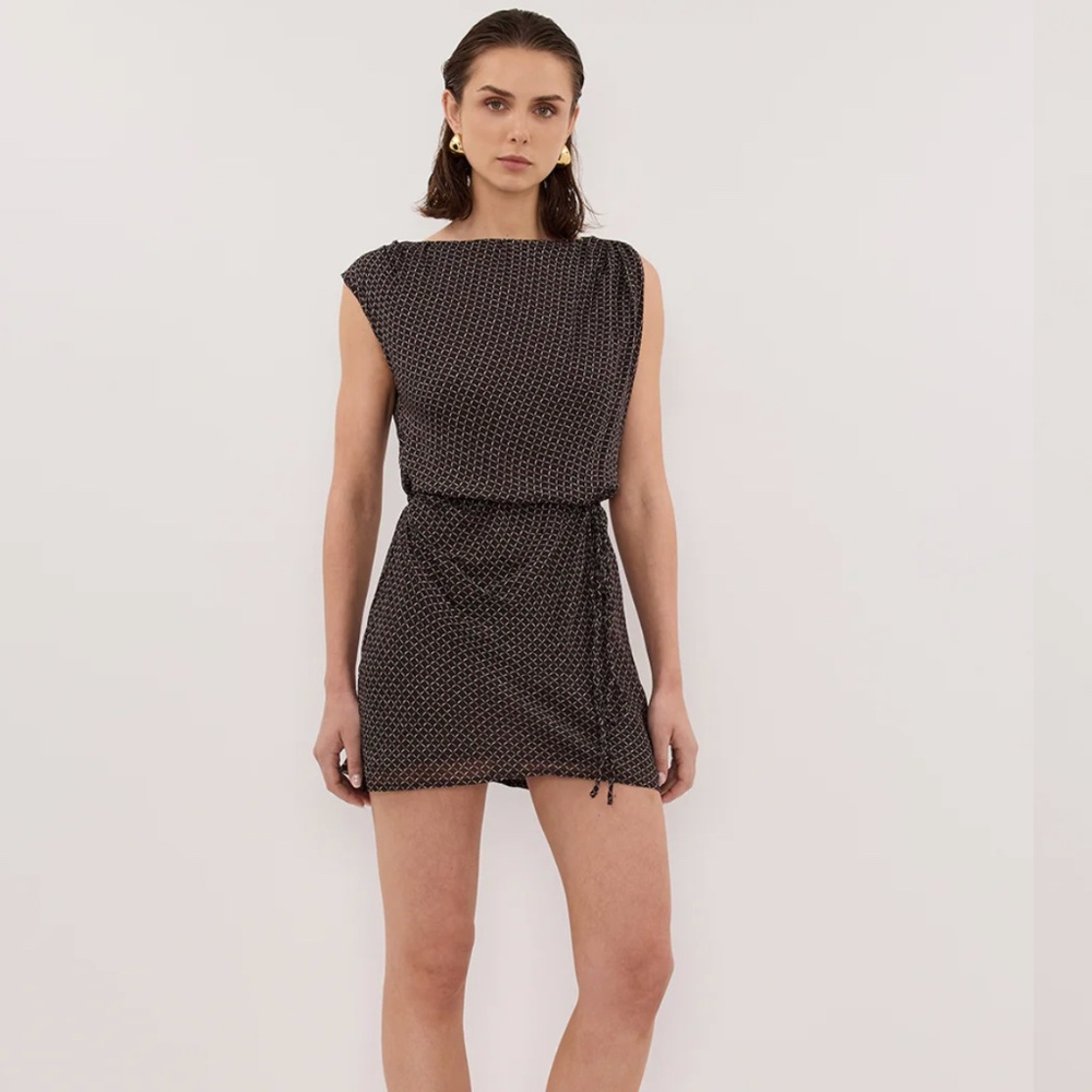 DISSH - Tia Choc Micro Check Mini Dress